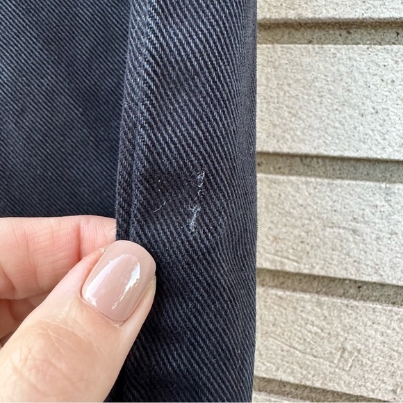 Levi’s Silvertab Loose Black Raw Hem High Rise Jeans Vintage 90s - Picture 11 of 11